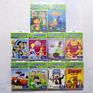 Leap Frog Leapster Learning Game Lot New Used Grade Pre-K to 2nd Grade